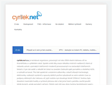 Tablet Screenshot of cyrilek.net